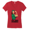 liver cancer awareness can do it Women's V-Neck T-Shirt