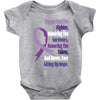 supporting the fighter, admiring the survivors, honoring the taken Baby Bodysuit