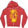 badger crest Zipper Hoodie