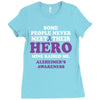 alzheimers awareness Ladies Fitted T-Shirt