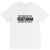 vegetarian ask yourself why not vegan food foodie tofu geek tee shirt V-Neck Tee
