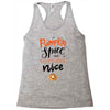 pumpkin spice and everything nice Racerback Tank