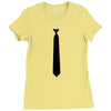 skinny white tie hipster cool school funny awesome geek shirt t shirt Ladies Fitted T-Shirt
