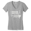 master baiter Women's V-Neck T-Shirt