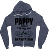 I'm Called Pappy  Because  I'm Way Too Cool To Be Called Grandfather Zipper Hoodie