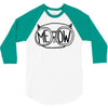 meow cat 3/4 Sleeve Shirt