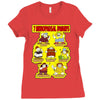 7 menopausal dwarfs, ideal gift or birthday present. Ladies Fitted T-Shirt