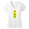 eat sleep run running marathon training athlete triathalon shirt t shi Women's V-Neck T-Shirt
