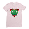 Final Space Mooncake with Triangle Ladies Fitted T-Shirt