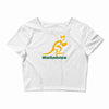wallabies gold logo Crop Top
