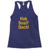 hab sosli' quch! klingon funny geek nerd sci fi alien conventions shir Racerback Tank