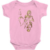 marilyn monroe machine gun gangster 100% cotton Baby Onesie