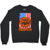 halloween american flag halloween american flag Crewneck Sweatshirt