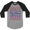 my mom is in heaven forever 3/4 Sleeve Shirt