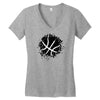 basketball Women's V-Neck T-Shirt