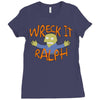 ralph wrecking it Ladies Fitted T-Shirt