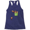 pocket red pandas Racerback Tank