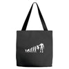 evolution to termination Tote Bags