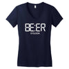 beer time Women's V-Neck T-Shirt