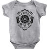 pewter gym Baby Onesie