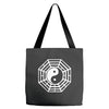i ching ying and yang Tote Bags