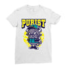 angry bull Ladies Fitted T-Shirt