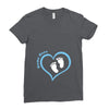 Custom baby boy name maternity design Ladies Fitted T-Shirt