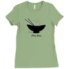 Pho Sho gif riceback Ladies Fitted T-Shirt
