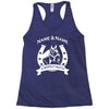 personalised pony horse and rider Racerback Tank