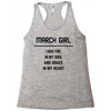 March Girl Racerback Tank