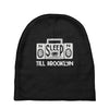 no sleep boombox Baby Beanies