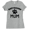 greyhound mum Ladies Fitted T-Shirt