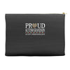 proud autism grandson Accessory Pouches