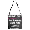 January Girls Adjustable Strap Totes