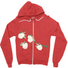 chinese peaches Zipper Hoodie