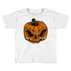 skull pumpkin Toddler T-shirt