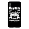 May Girls Are Sunshine Mixed With A Little Hurricane iPhoneX