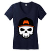 skull gaming Women's V-Neck T-Shirt