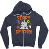 scary gay person Zipper Hoodie