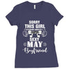 sorry this girl is already taken by a super sexy may boyfriend Ladies Fitted T-Shirt