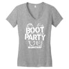 skinhead boot party Women's V-Neck T-Shirt