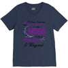 i love someone with pancreatic cancer to the moon &amp; back to infınıty V-Neck Tee