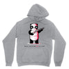 black, red and white Unisex Hoodie