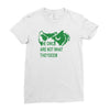 twin peaks  owls Ladies Fitted T-Shirt