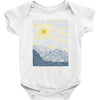 surf line Baby Onesie