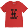 under new management stag night wedding mens V-Neck Tee