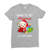 baby 1st christmas Ladies Fitted T-Shirt