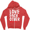 love each other Zipper Hoodie
