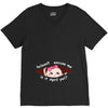 April Peeking Out Asian Baby Girl V-Neck Tee