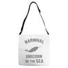 narwhals Adjustable Strap Totes
